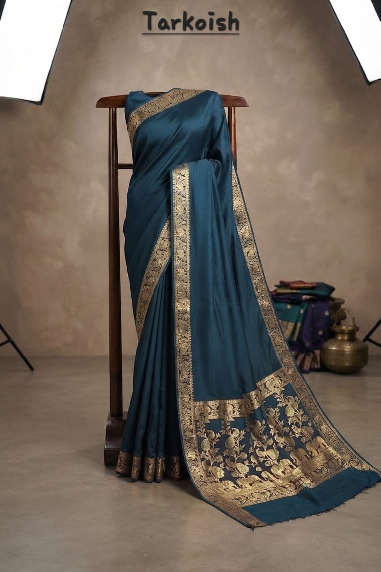 Women's Party Wear Saree - Image 2