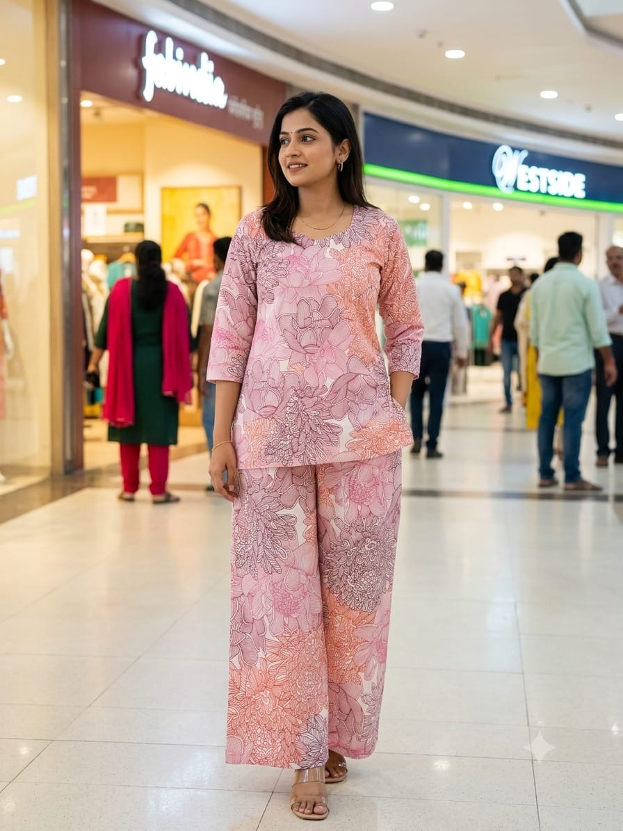 Women's Ethnic Kurta with Pant Set
