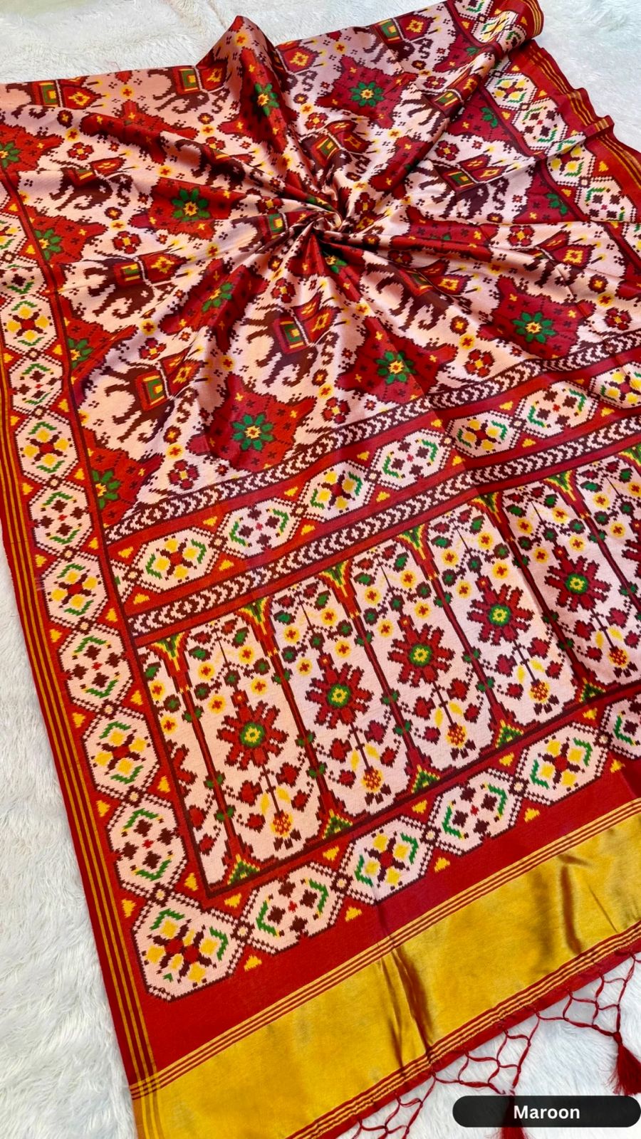 Women's Chiffon Floral Saree